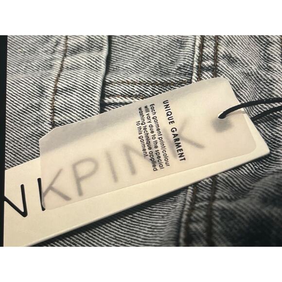 NWT MINKPINK SUMMER BLOWOUT SHAYNA DENIM SHORTS HIGH WAISTED XS 100 Cotton - Picture 4 of 8